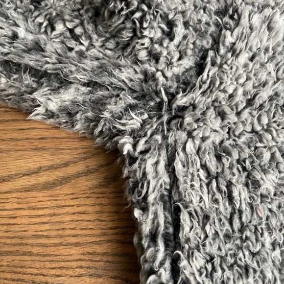 Original Weatherproof (M) gray sherpa fleece quarter zip - Picture 7 of 10